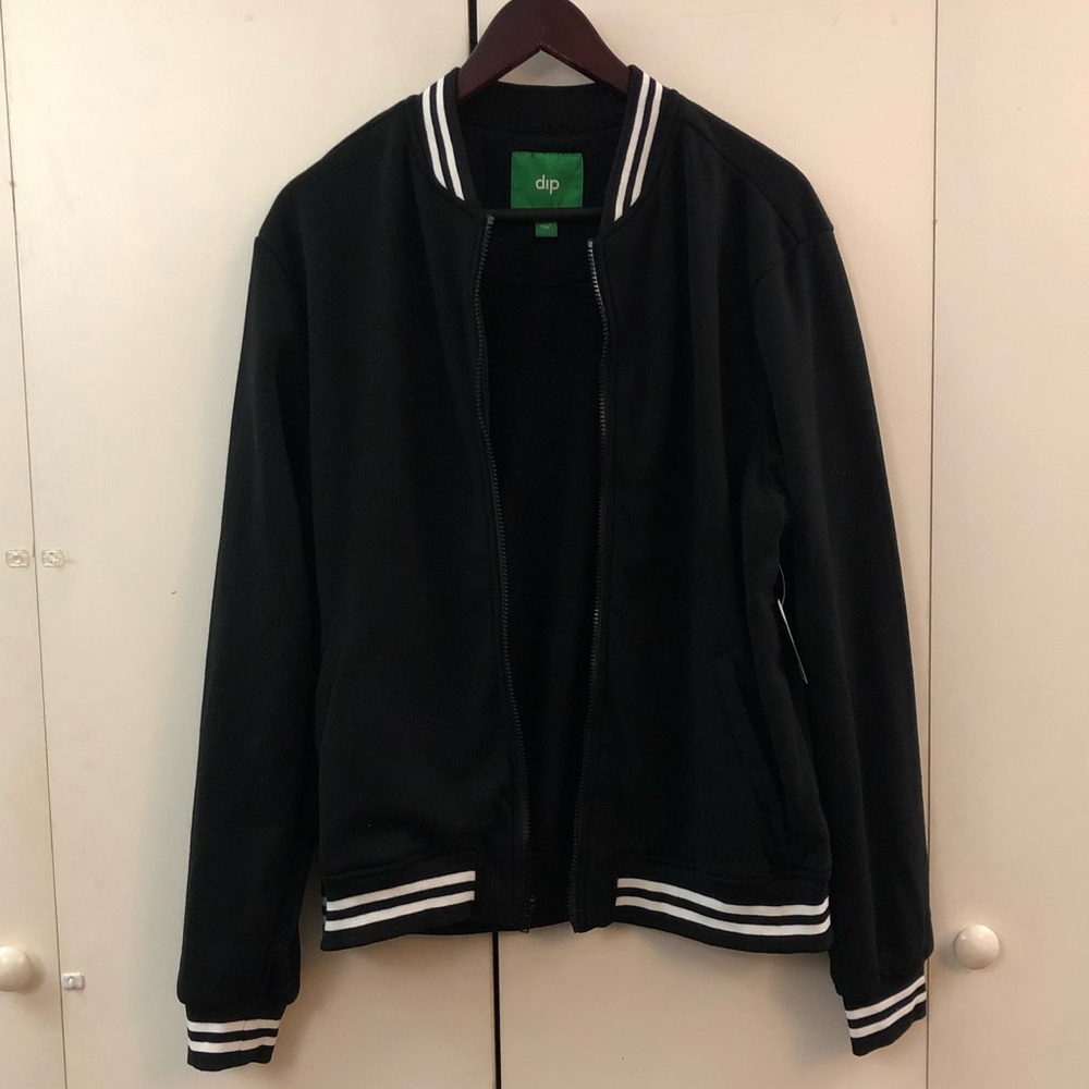 NWT Black Bomber Jacket